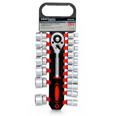Kraft&Dele KD10108 Kľúče nástrčné sada s račňou 1/2" 19ks.