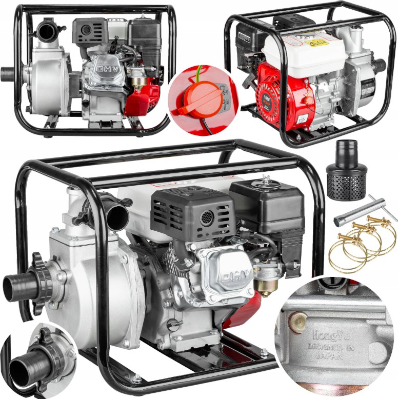 LEX WP20 Benzínové vodné čerpadlo 2" 6,5 HP