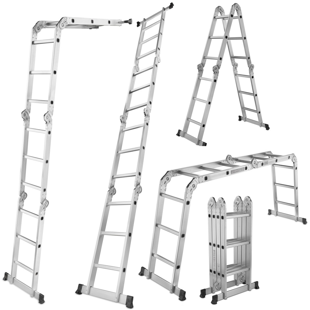 IRMA DR43 Hliníkový viacúčelový rebrík se stabilizátorom 4x3 3,7m