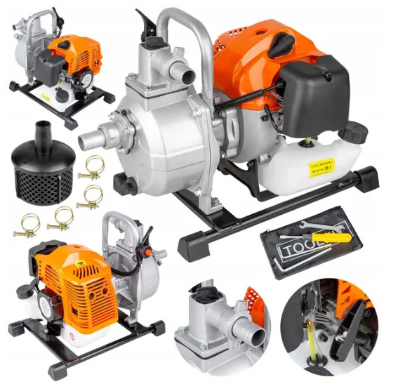  Eurocraft WP10 Benzínové motorové čerpadlo na vodu 1" 3,8kW/5,2HP