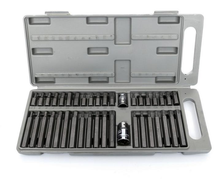 Kraft&Dele KD10219 TORX IMBUS HEX SPLINE bity sada 40ks CrV