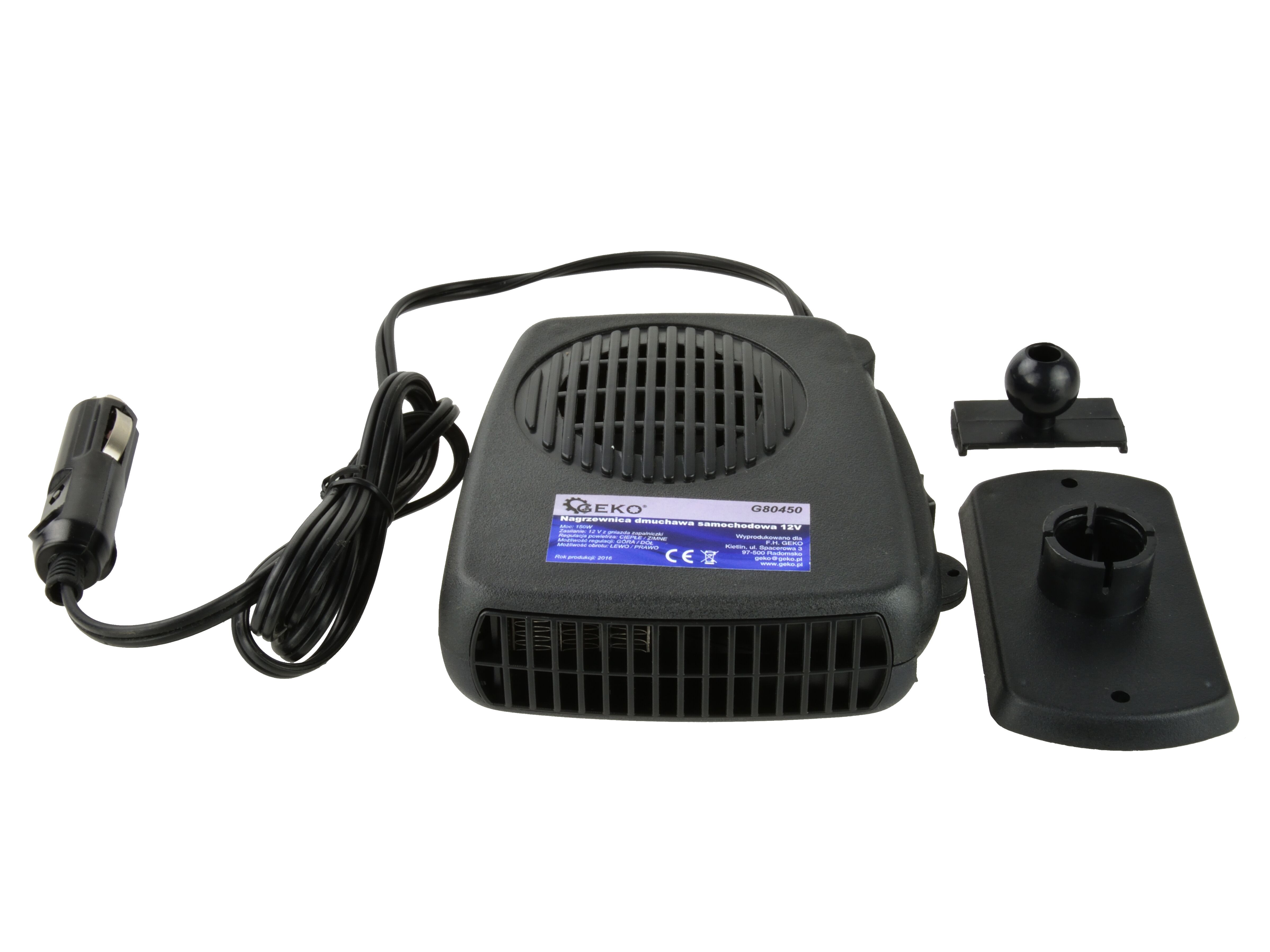 GEKO G80450 Teplovzdušný ohrievač kúrenie do auta 150W 12V