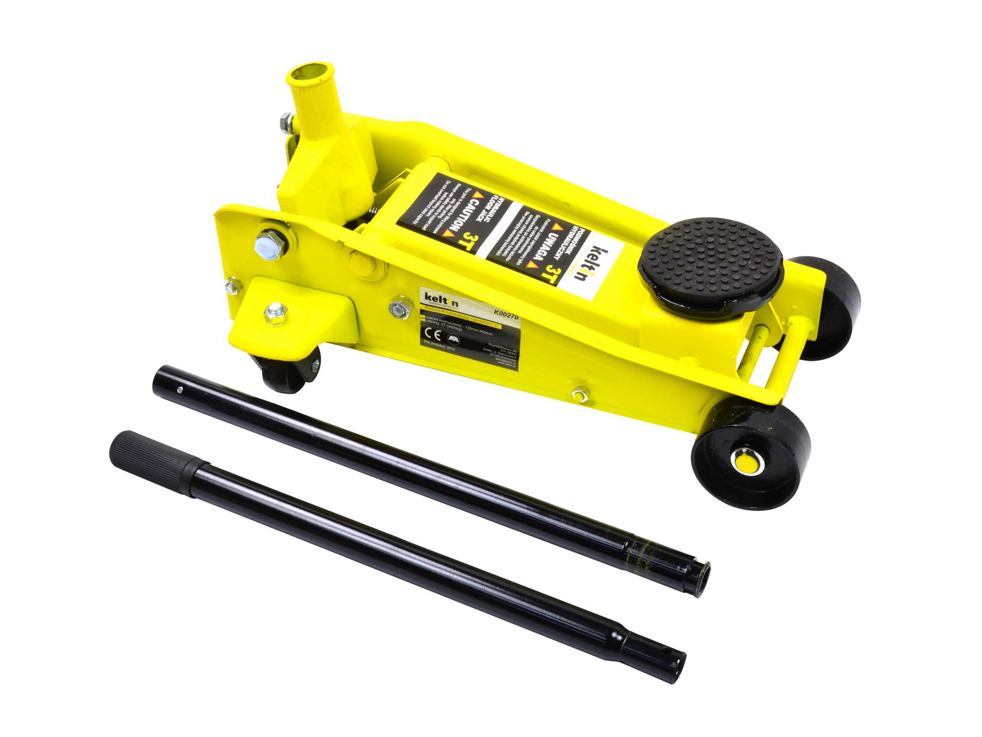 Keltin K00270 Hever 3T hydraulický zdvihák 135-495mm