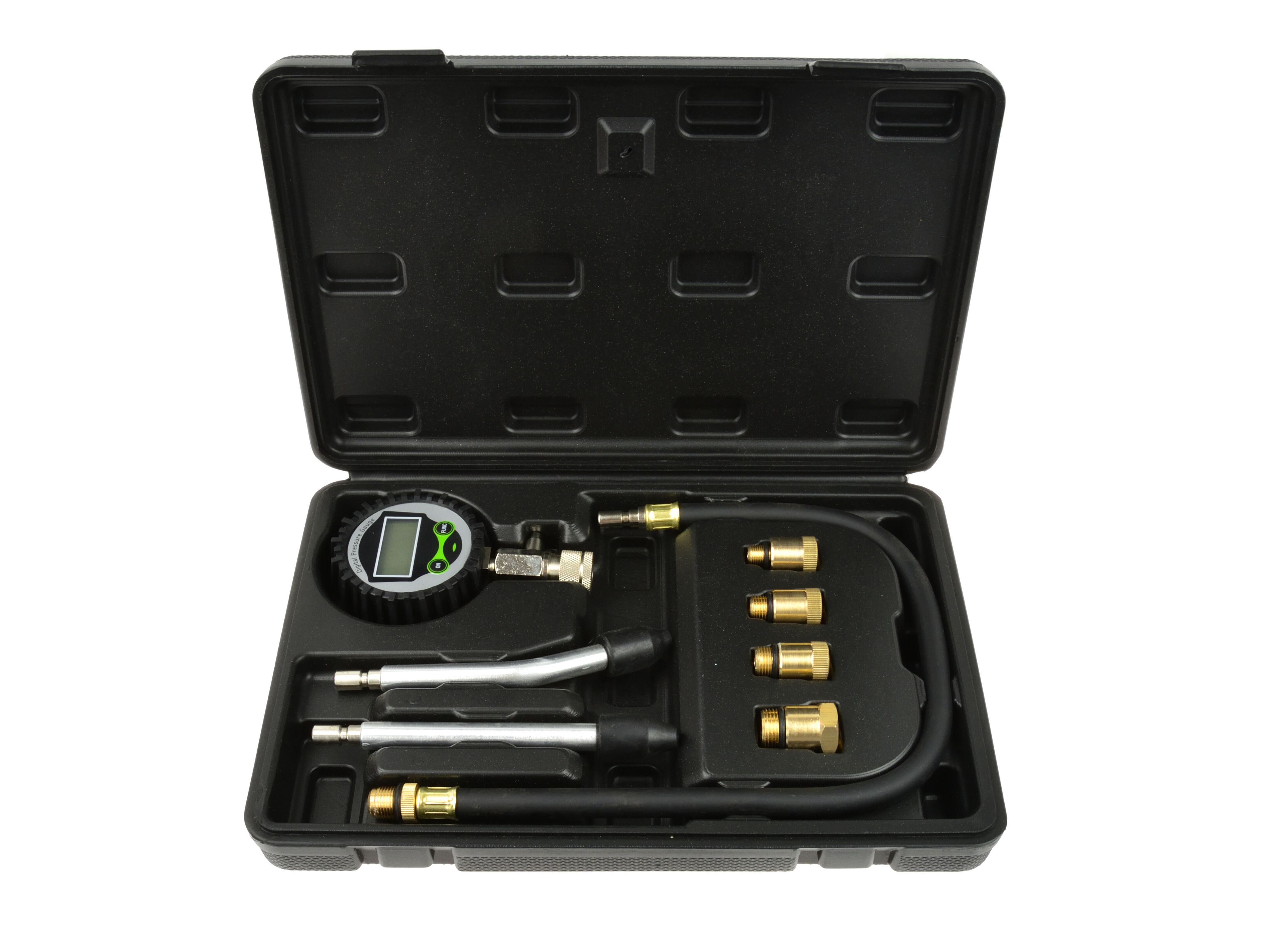 GEKO G02509 Tester merač meranie kompresného tlaku v benzínových motoroch LCD