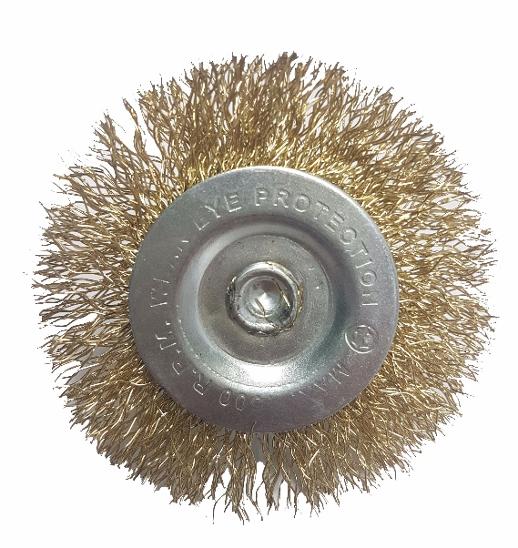 Marpol M06965 Oceľový drátený kotúč kartáč na vŕtačku 65mm 6mm