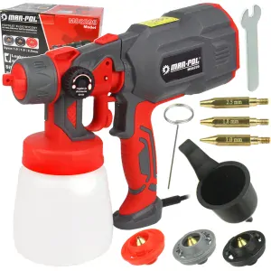 Mar-Pol M88299 RIPPER ELEKTRICKÁ MALIARSKA PIŠTOĽ STRIEKACIA PIŠTOĽ 550W 800ml