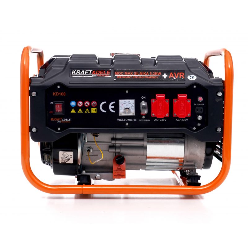 Kraft&Dele KD160 Elektrocentrála 3500W generátor prúdu AVR 12/230V
