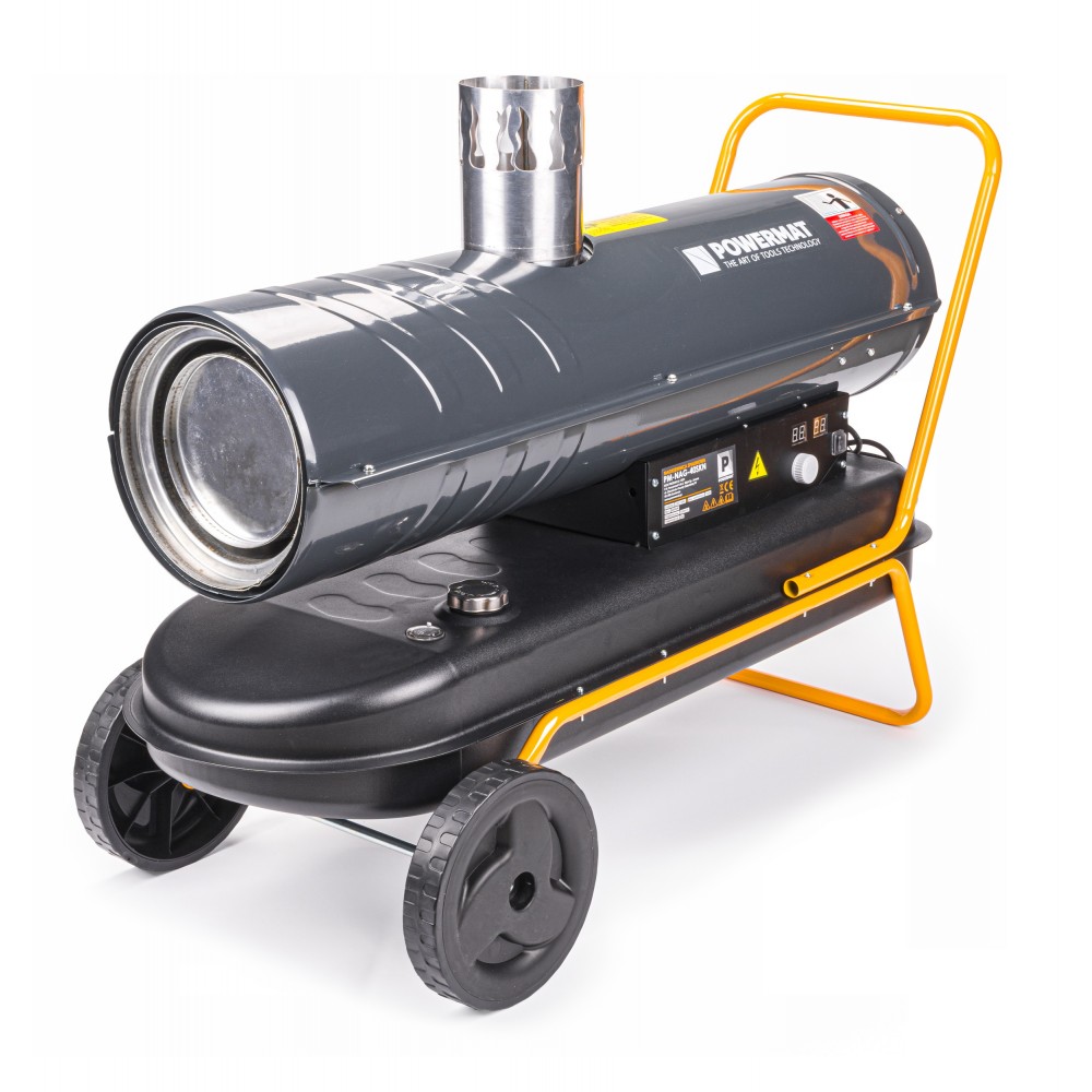 POWERMAT PM-NAG-40SKN Dielenský naftový ohrievač s komínom 40kW LCD displej