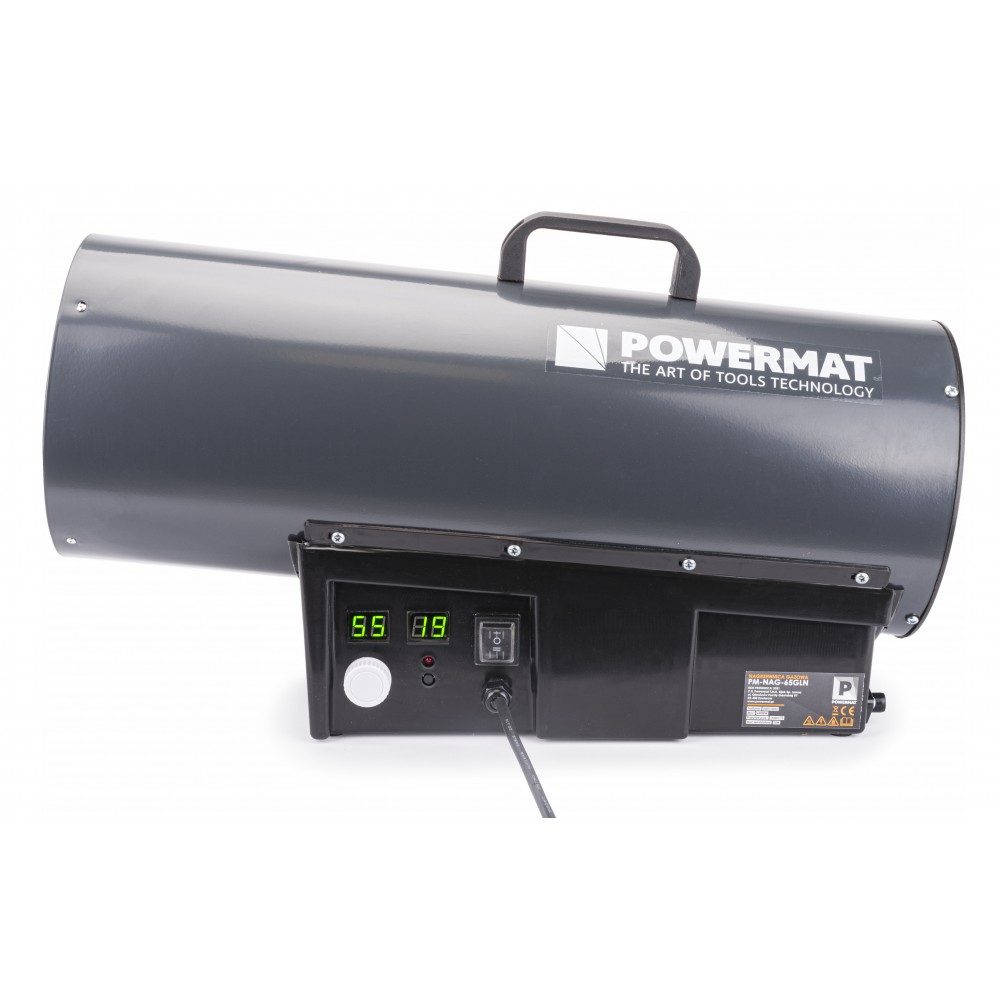 POWERMAT PM-NAG-65GLN Plynový ohrievač kúrenie LCD 65kW 1520m3/h