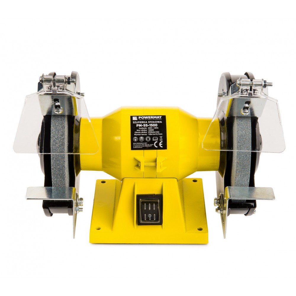 POWERMAT PM-SS-1500M 1500W Dvojkotúčová stolná brúska 150mm