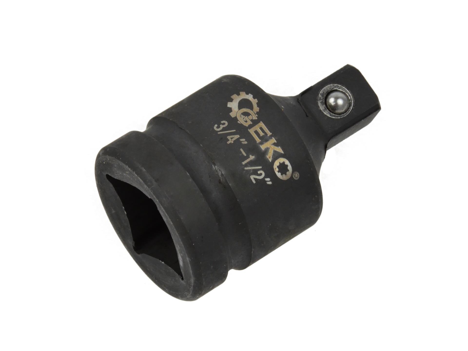 GEKO G10096 Redukcia príklepová 1/2"- 3/4" čierna