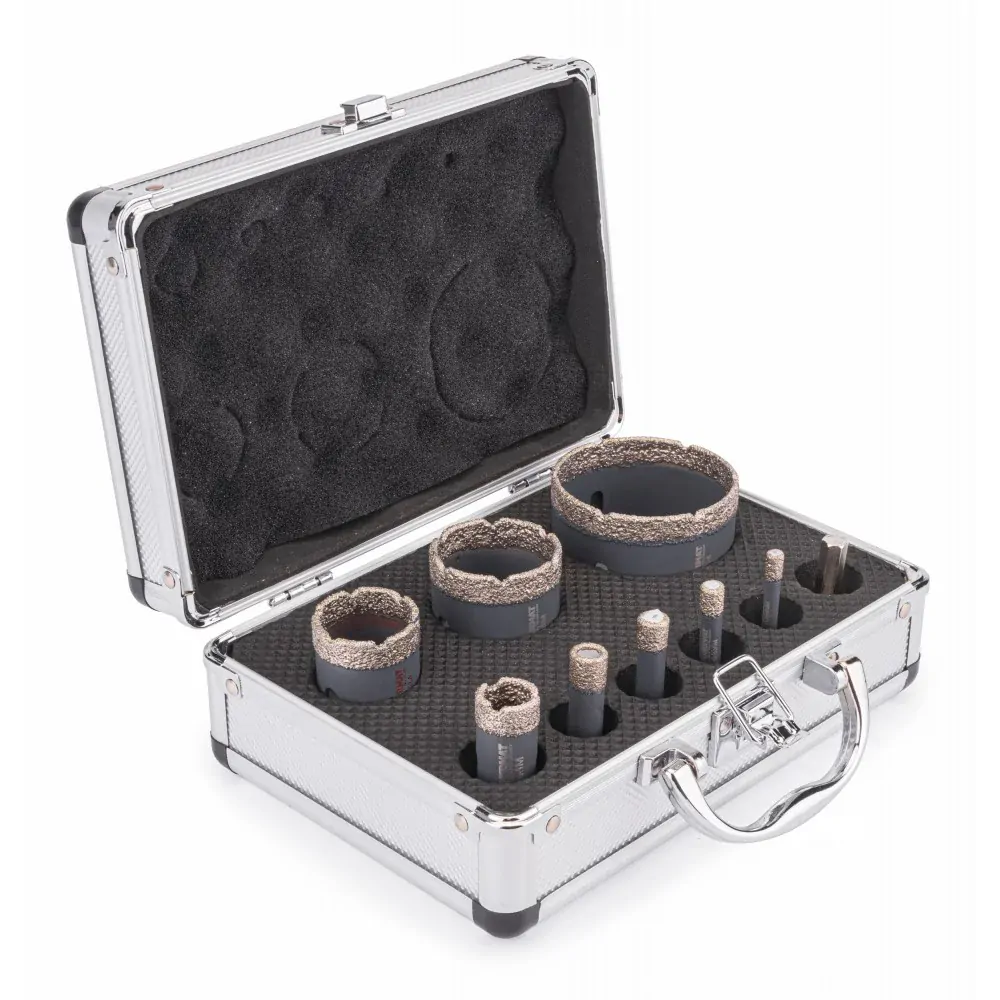 POWERMAT PM-ZOD-9T Diamantové vykružováky vrtáky 8 ks 6-68mm