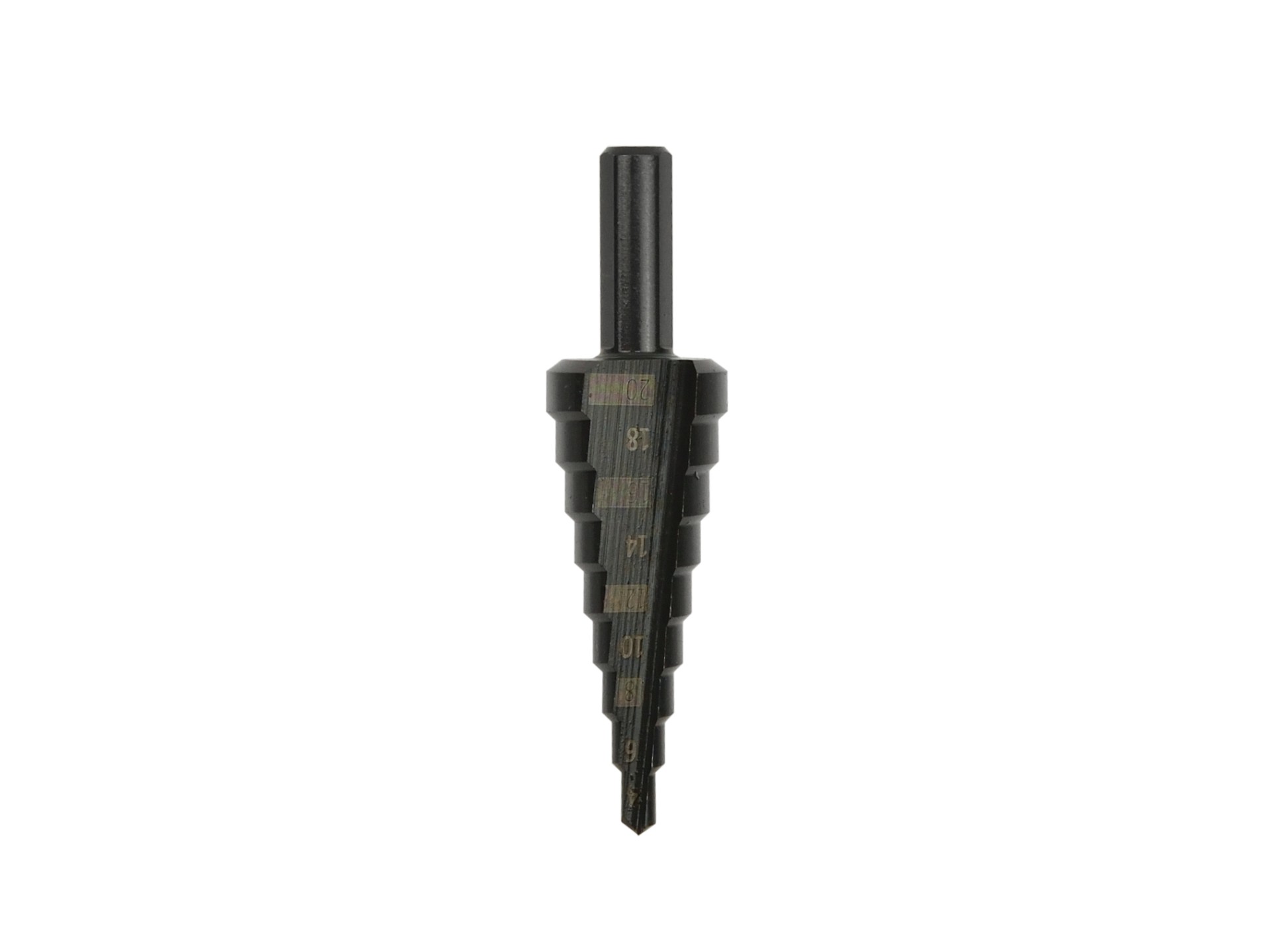 GEKO G38561 Stupňovitý vrták HSS TiAlN 4-20 mm