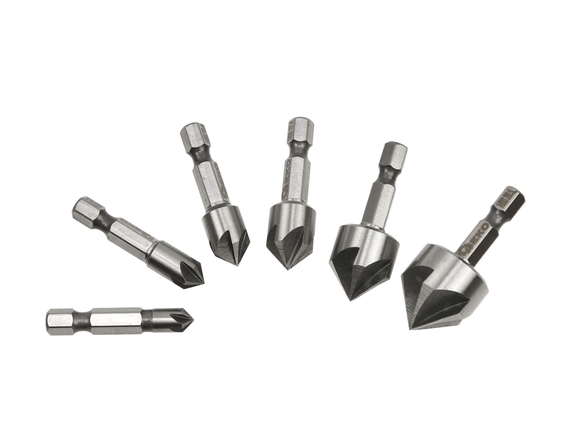 GEKO G38574 Záhlbníky vrtáky na kov 6,3-20,5mm sada 6 ks
