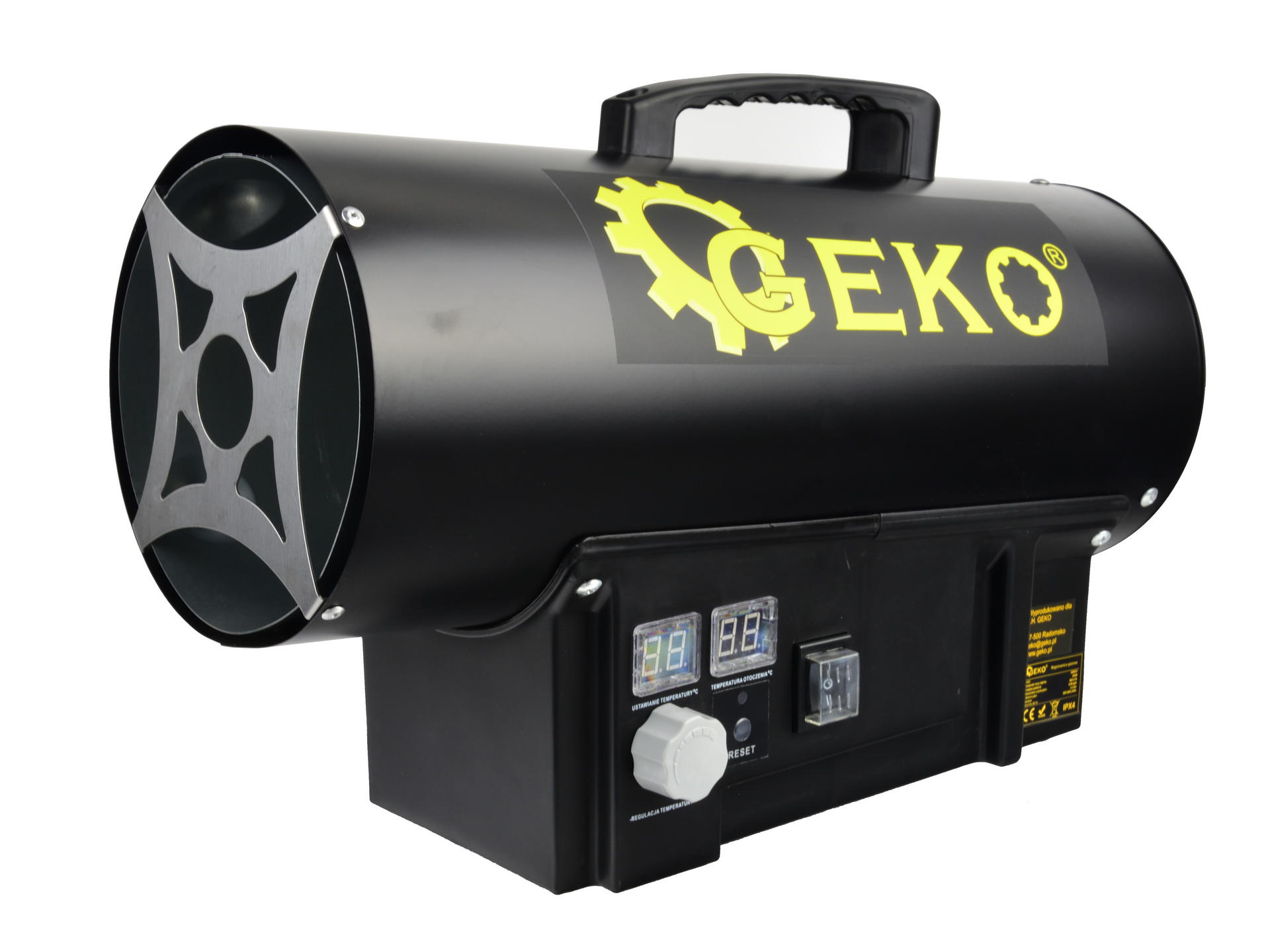 GEKO G80411 Plynový ohrievač vzduchu 20kW termostat a hadica