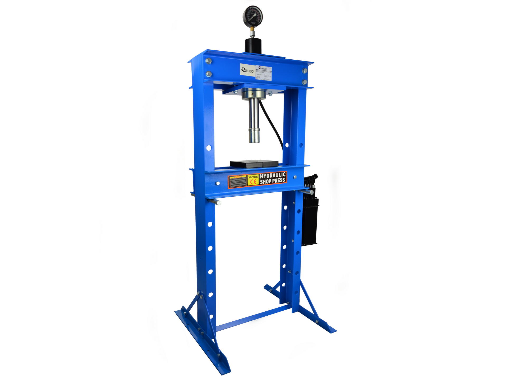 GEKO G02083 HYDRAULICKÝ LIS nosnosť 30t s manometrom dvojstupňový