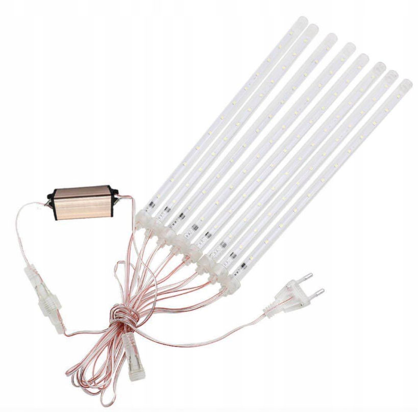 Irma LXL312 Vianočné LED osvetlenie padajúci sneh cencúle 8ks 30cm modré