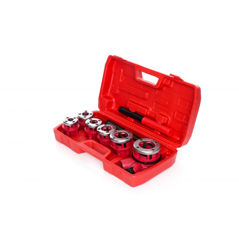 Kraft&Dele KD332 Ručné závitníky na rúry 1/4"- 1 1/4" 6ks sada