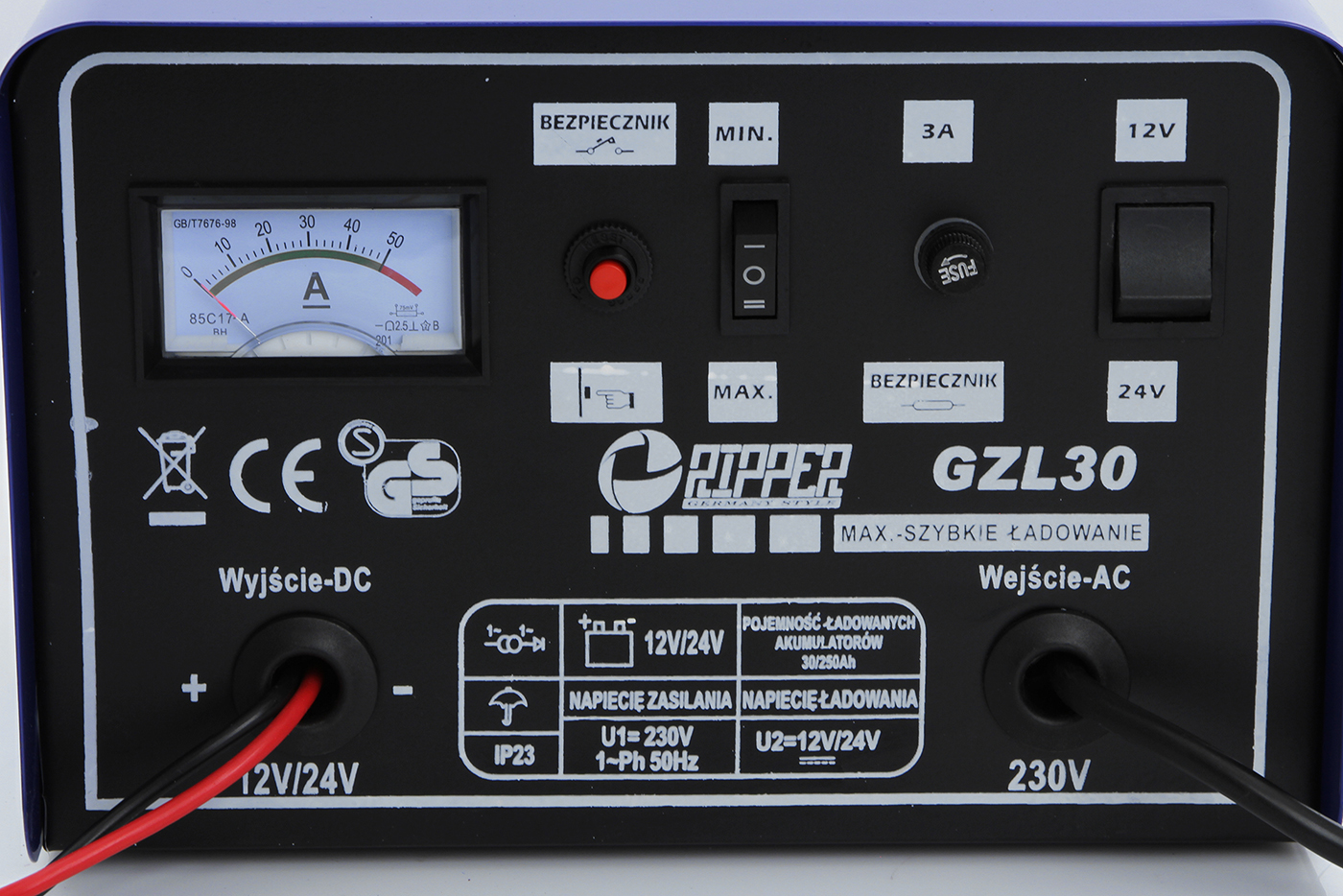 MAR-POL M82506R Autonabíjačka batérií GZL -30 12V/24V 230V