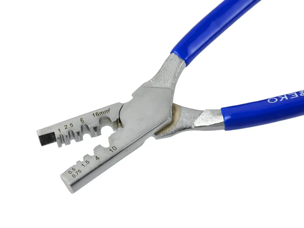 GEKO G01773 Krimpovacie kliešte na káblové objímky, 0,5-16 mm2