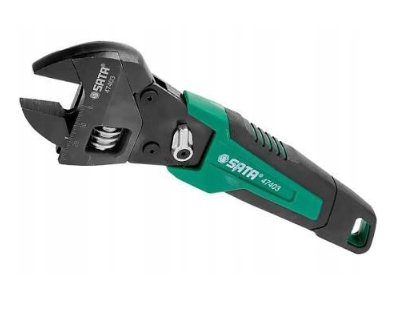SATA 47403 Nastaviteľný francúzsky kľúč 8" 215mm s račňou PROFI