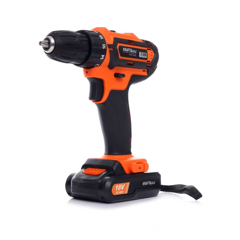 KRAFT&DELE KD3065 Aku vŕtací skrutkovač vŕtačka 18V Li-Ion + magnetický držiak bitov
