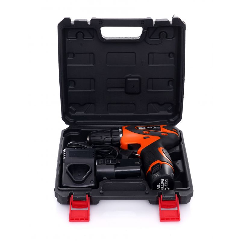 KRAFT&DELE KD3066 Aku vŕtačka vŕtací skrutkovač 18V Li-Ion + magnetický držiak bitov