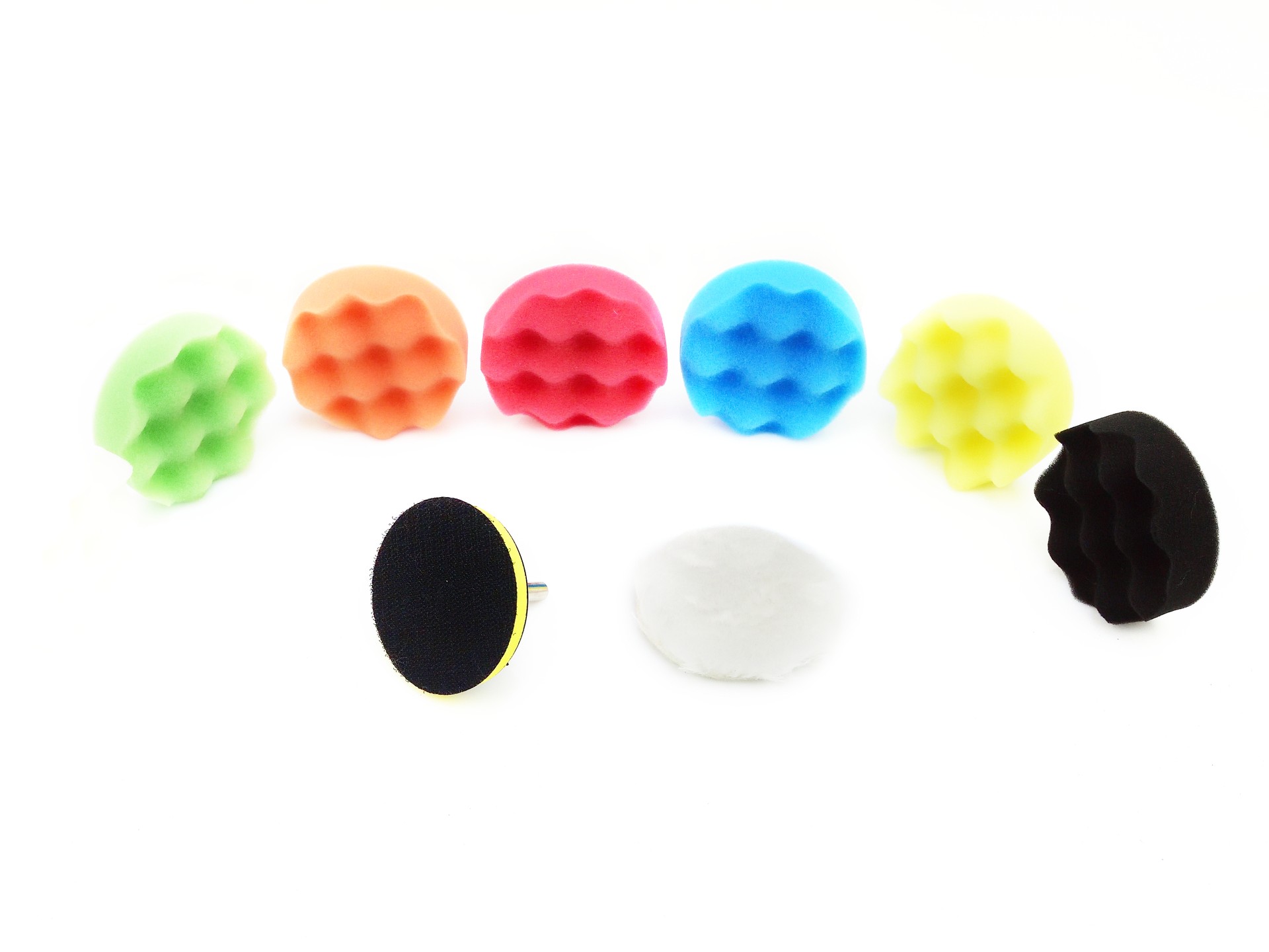 GEKO G00882 Leštiace kotúče 80mm sada 9ks