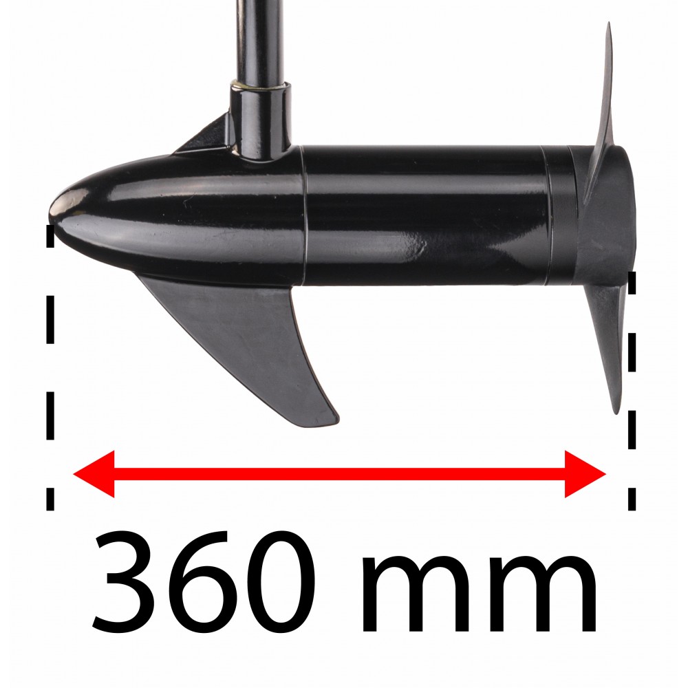 POWERMAT PM-ESZ-55H Elektrický lodný motor 640W 12V