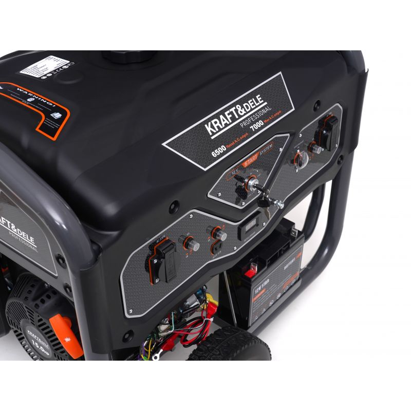 KRAFT&DELE KD696 Elektrocentrála generátor prúdu 7kW 230V