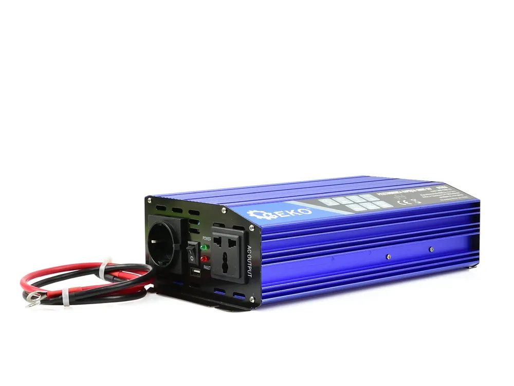 GEKO G17014 Menič napätia pre autá, člny 12V 230V 1000W/2000W