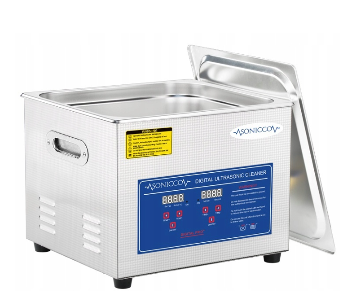 Sonicco ULTRA-040S Ultrazvuková čistička čistič 10l 240W LCD dezinfekcia, vírusy