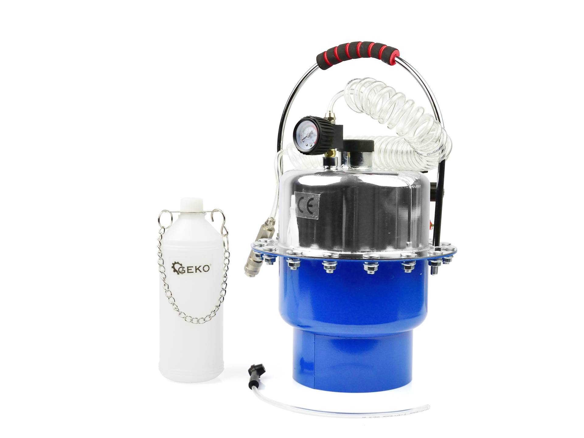 GEKO G02734 Súprava na výmenu brzdovej kvapaliny/odvzdušňovač bŕzd
