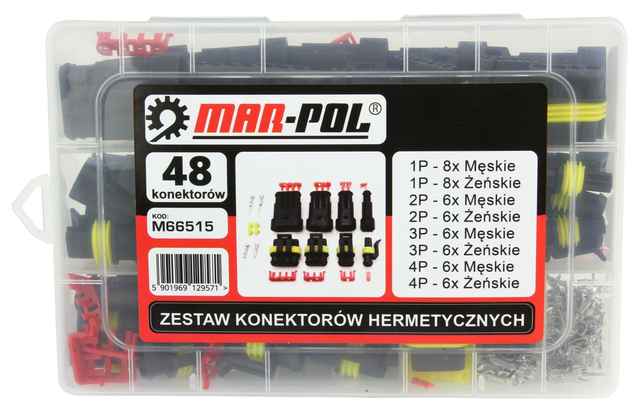 MARPOL M66515 Sada hermetických elektrických konektorov 48ks