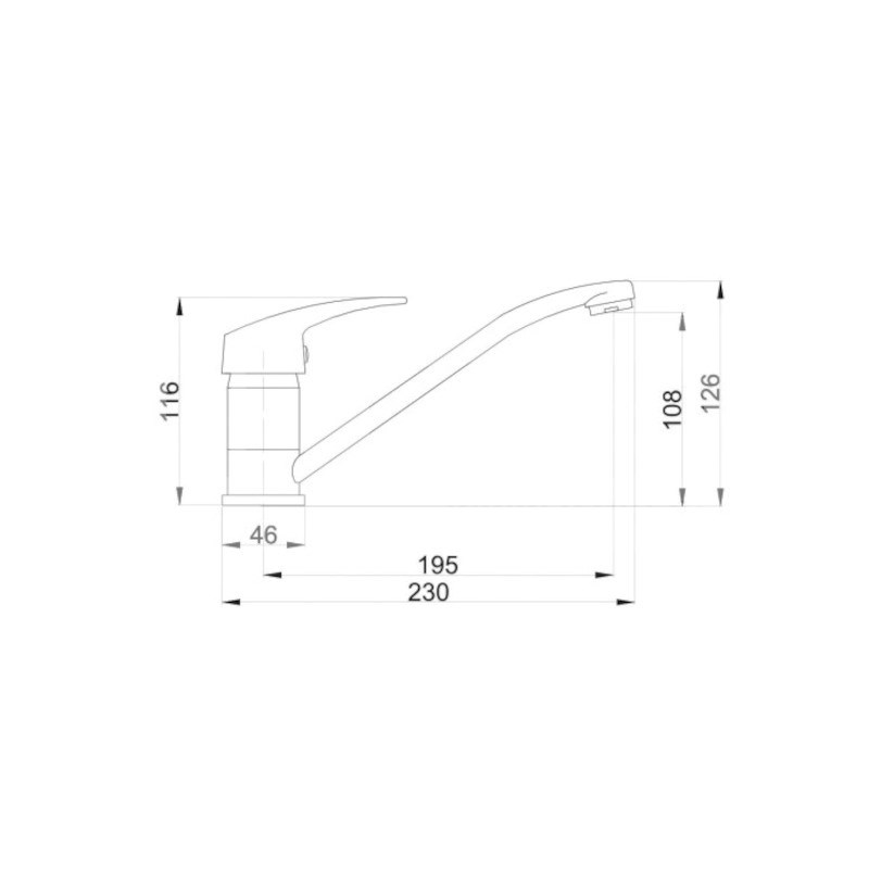 IRMA HB635 Umývadlová vodovodná drezová batéria NANO