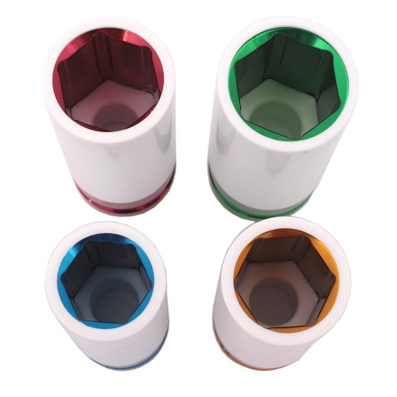 IRMA KNZ4 Nástrčné kľúče na alu ráfiky farebné 4ks 1/2"