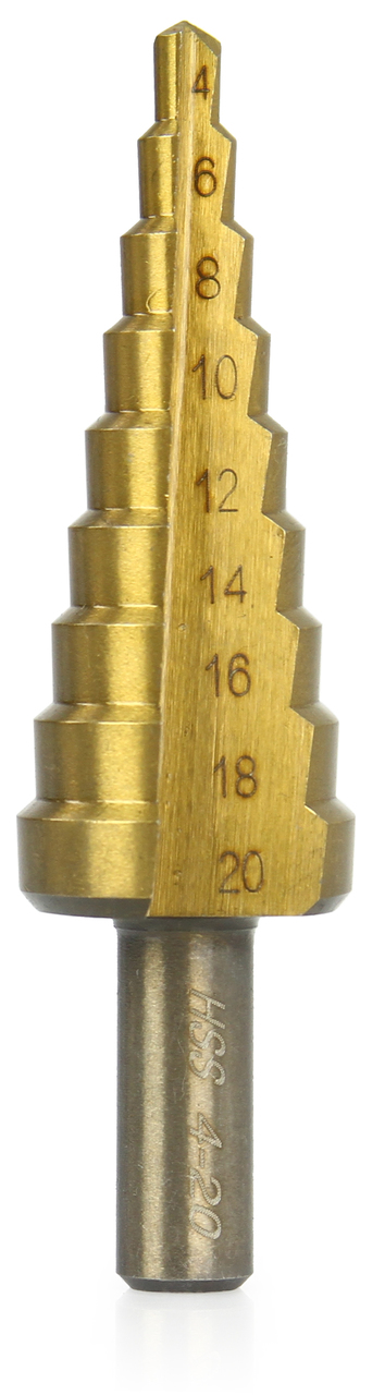 Marpol M22326 Stupňovitý vrták do kovu, plastu, plechu 4-20mm