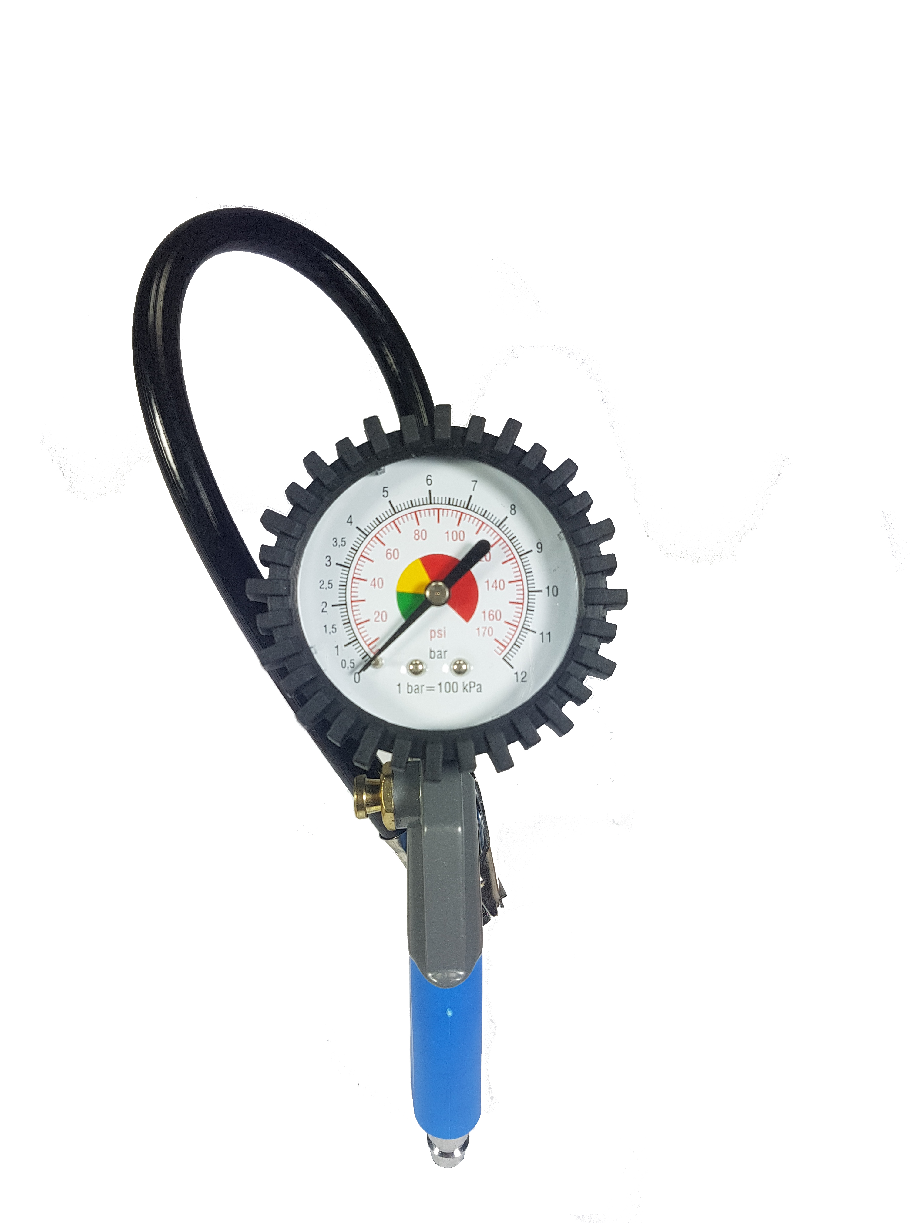 Mar-pol M80698 Pištoľ na hustenie pneumatík s manometrom 12 bar, hadica 410mm