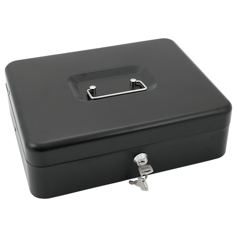 Irma KKAS10 Prenosná pokladňa 300x240x90mm s kľúčom, skrinka na peniaze, trezor