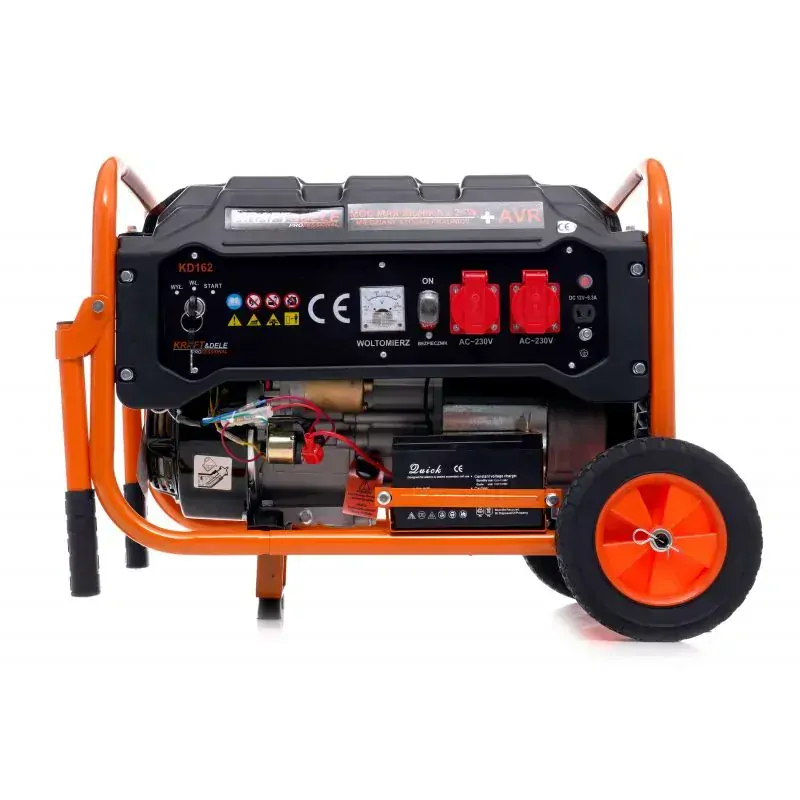 Kraft&Dele KD162 Elektrocentrála 3500W generátor prúdu s kolieskami 7HP