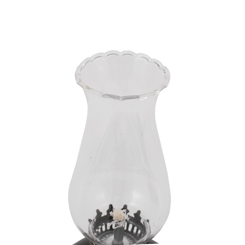 Irma LAN211 Olejová petrolejová lampa petrolejka s cylindrom 20cm čierna