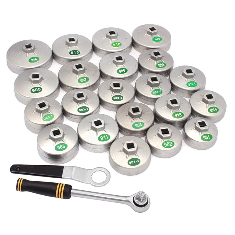 Irma KNZ2301 Kľúče na olejový filter 23ks račňa