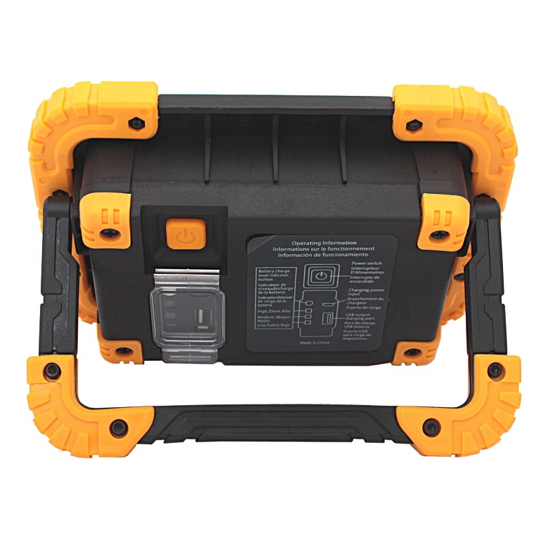 IRMA LWL6 COB dielenská lampa 10W + 5W LED USB 4400mAh