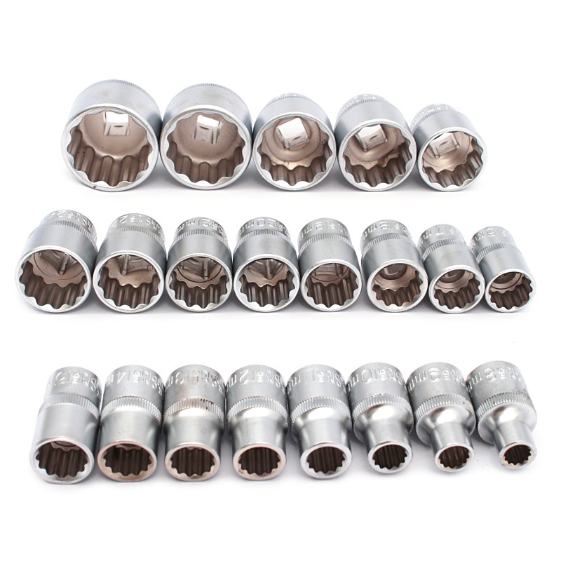 Irma KNZ1912 Nástrčné hlavice kľúče 19ks 1/2'' 12 uhl. 8-32mm sada