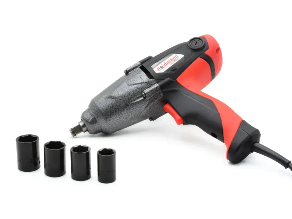 Heidmann H00518 Elektrický príklepový uťahovák 1/2" 800Nm nástrčné hlavice