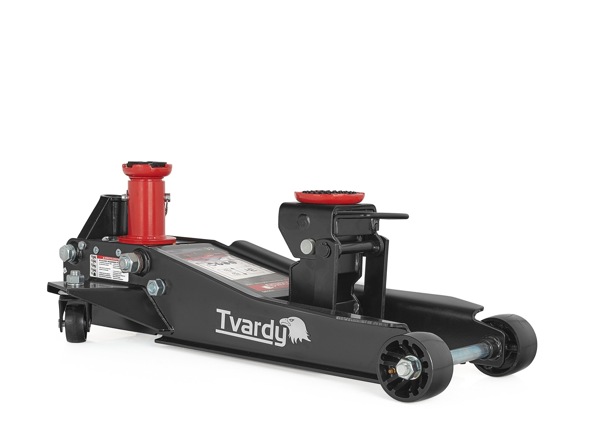 Tvardy T00310 Nízkoprofilový hydraulický zdvihák 3T hever pod auto 9,8-77cm PROFI