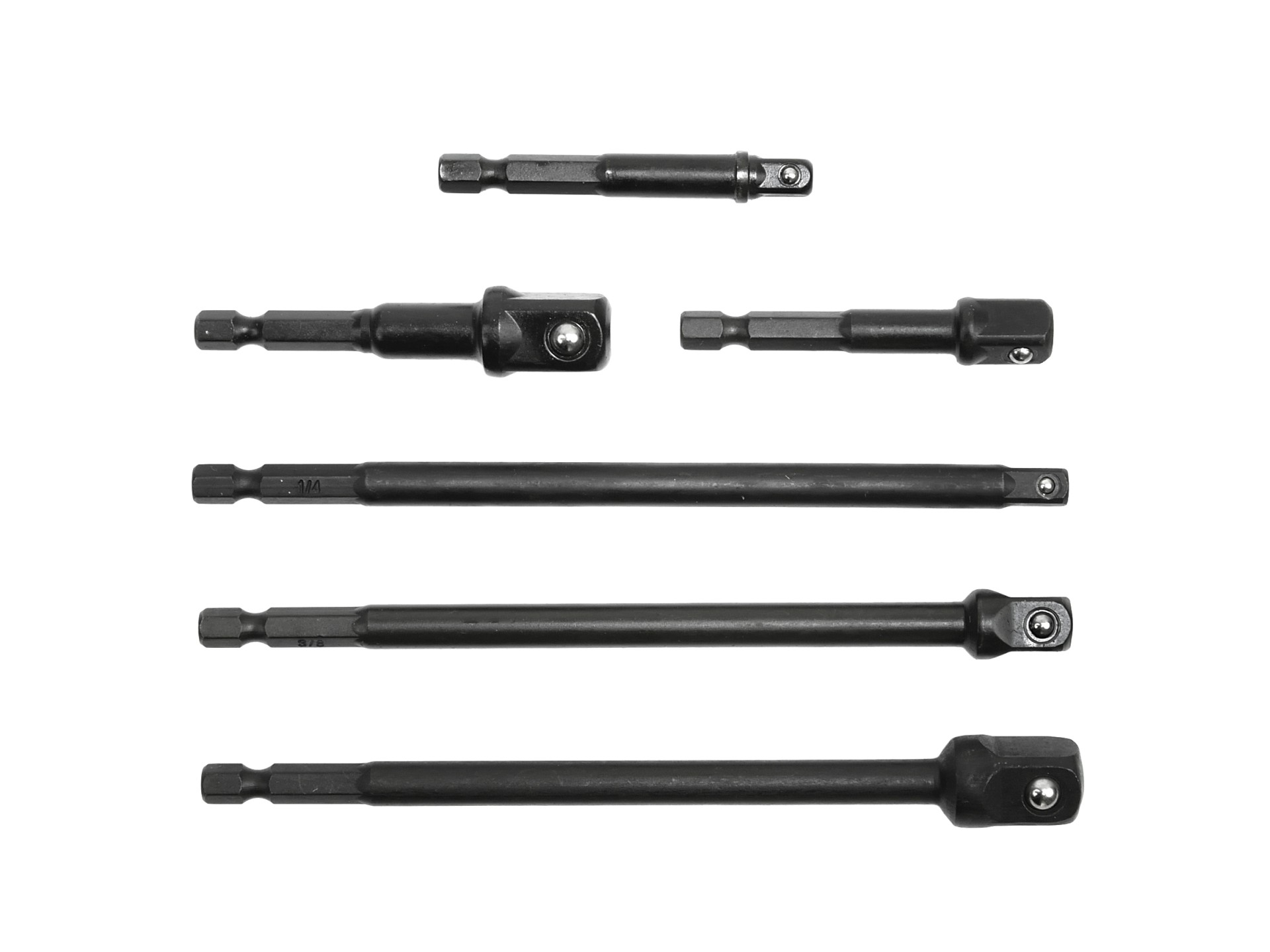 Geko G10530 Predlžovacie gola nástavce kľúče Hex 1/4"-1/2" 6ks