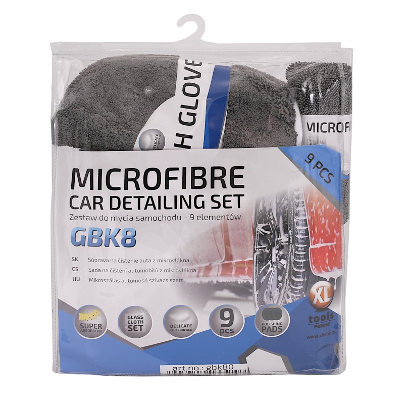 Irma GBK8 Špongie leštiace utierky súprava na umývanie auta