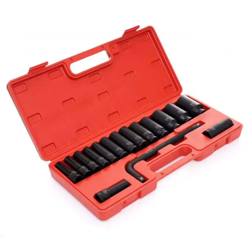 Kraft&Dele KD11755 Nástrčné hlavice kľúče nadstavce 1/2" 10- 32mm 16ks 6-hran