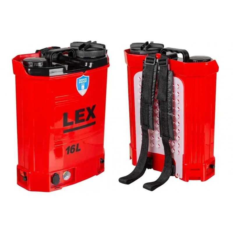 LEX LES-16 Akumulátorový postrekovač 16L chrbtový, záhradný 12V 12Ah